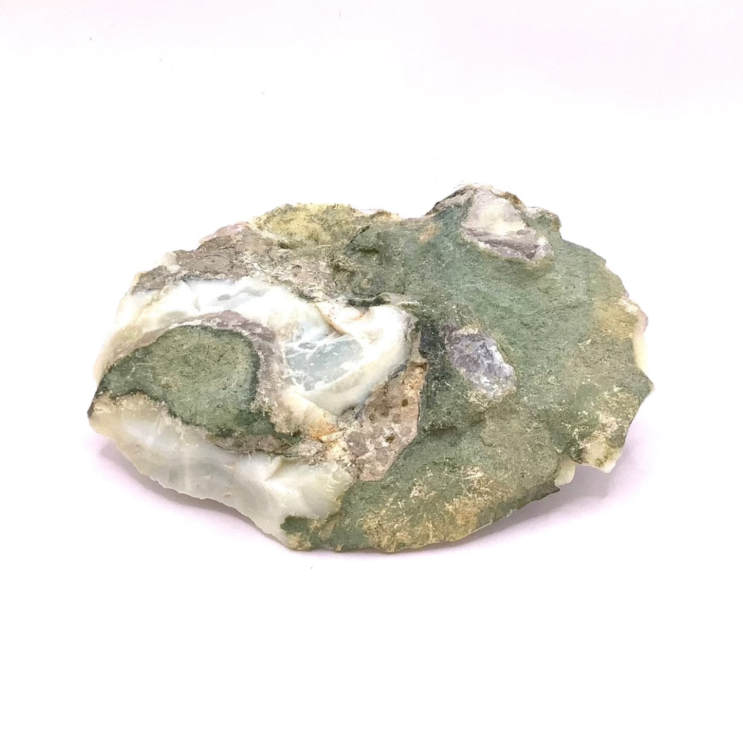 Green Flower Agate Slab