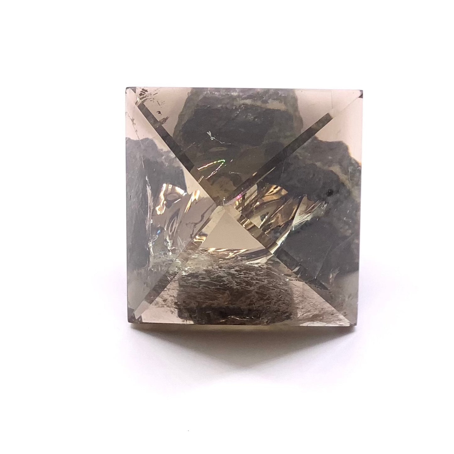 Smokey Citrine Pyramid