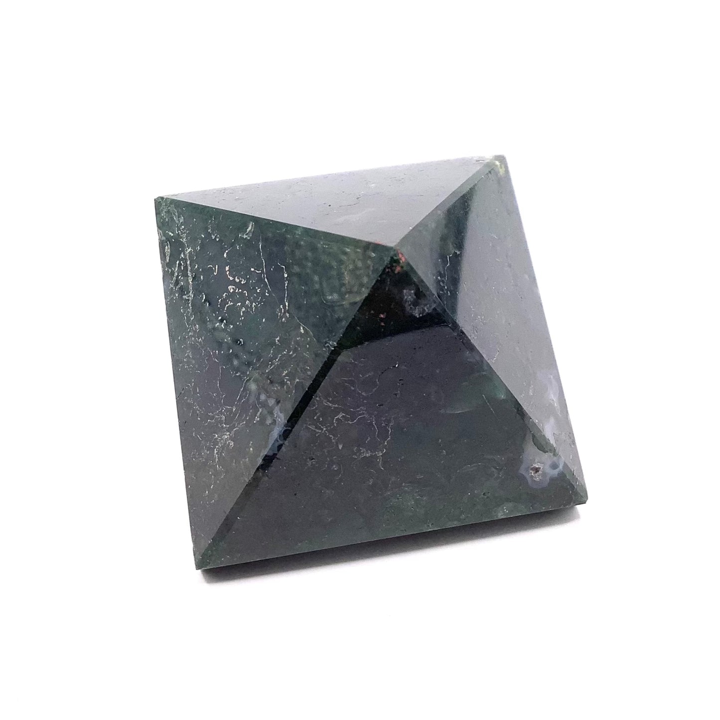 Moss Agate Pyramid