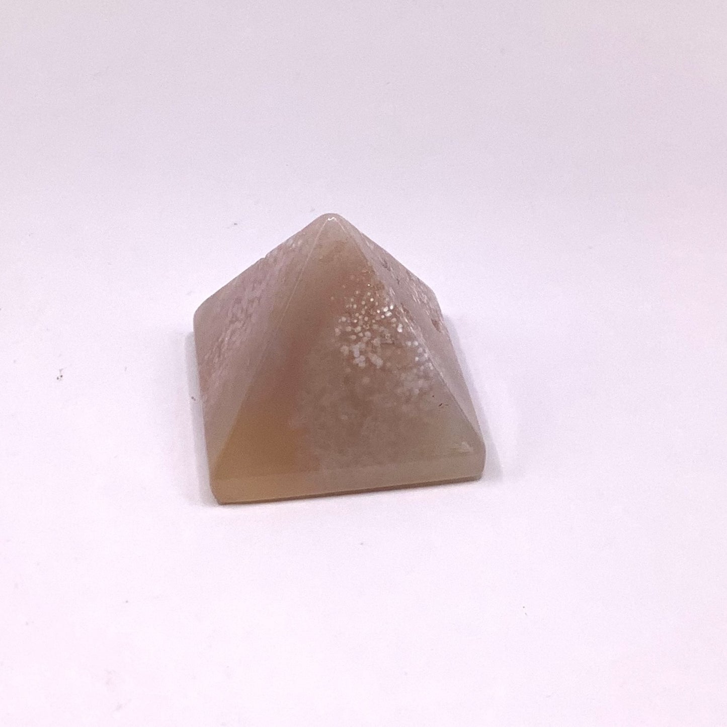 Flower Agate Pyramid