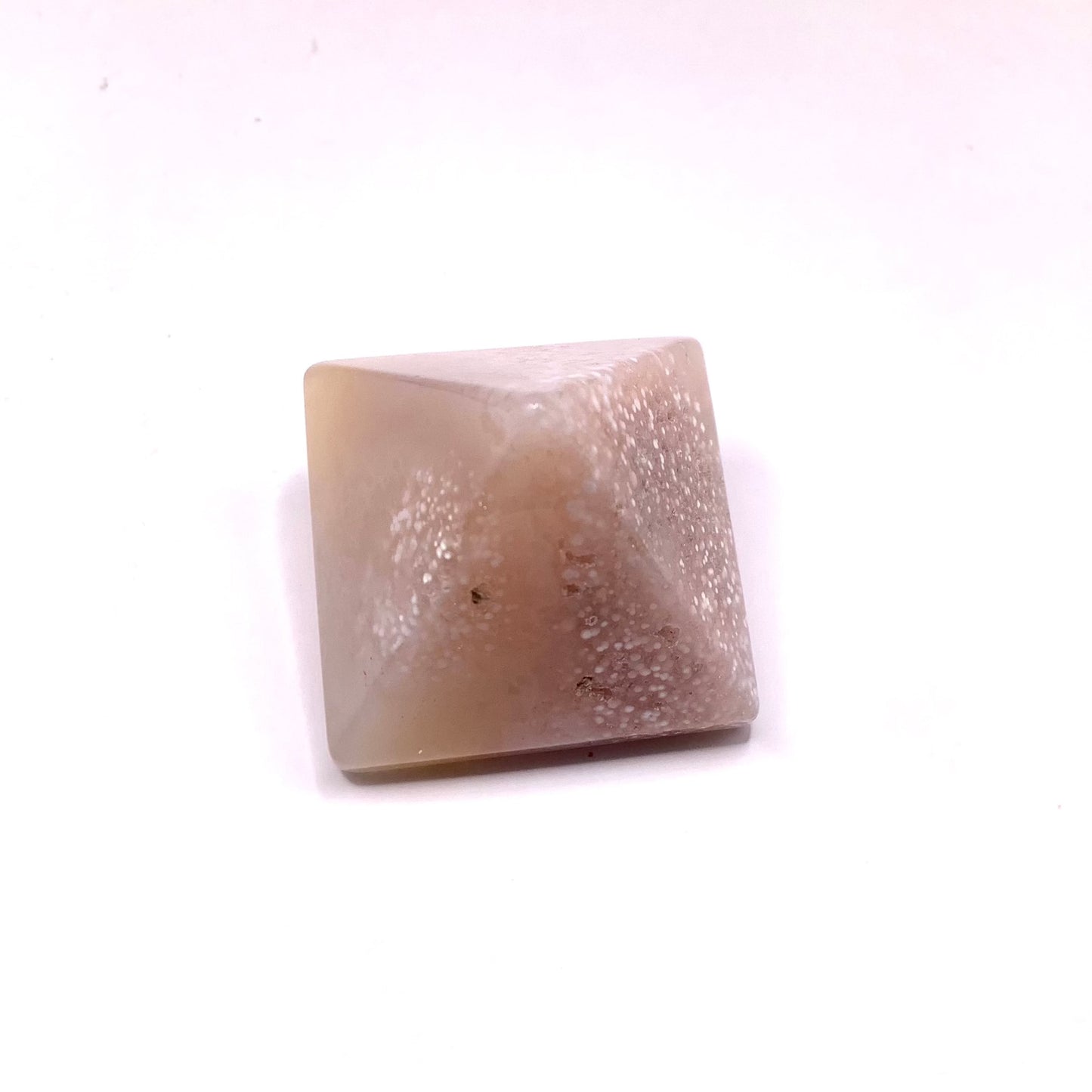 Flower Agate Pyramid