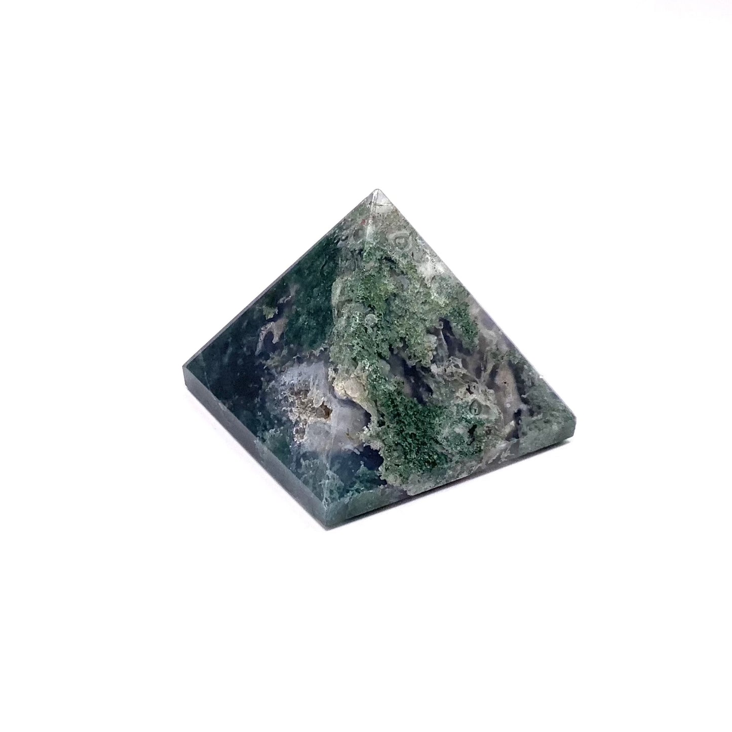 Moss Agate Pyramid