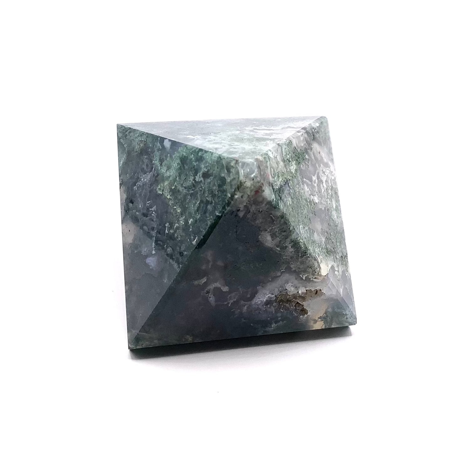 Moss Agate Pyramid