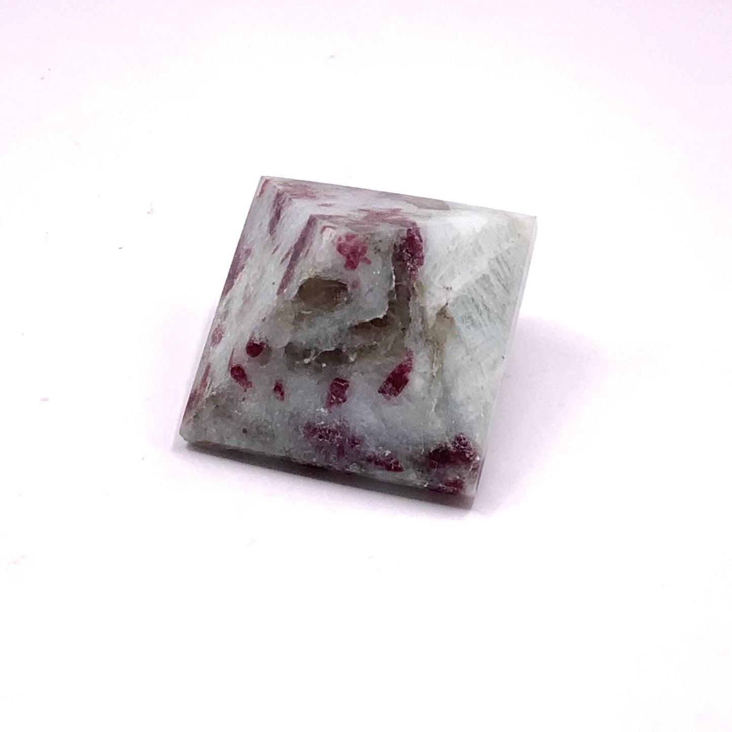 Plum Tourmaline Pyramid
