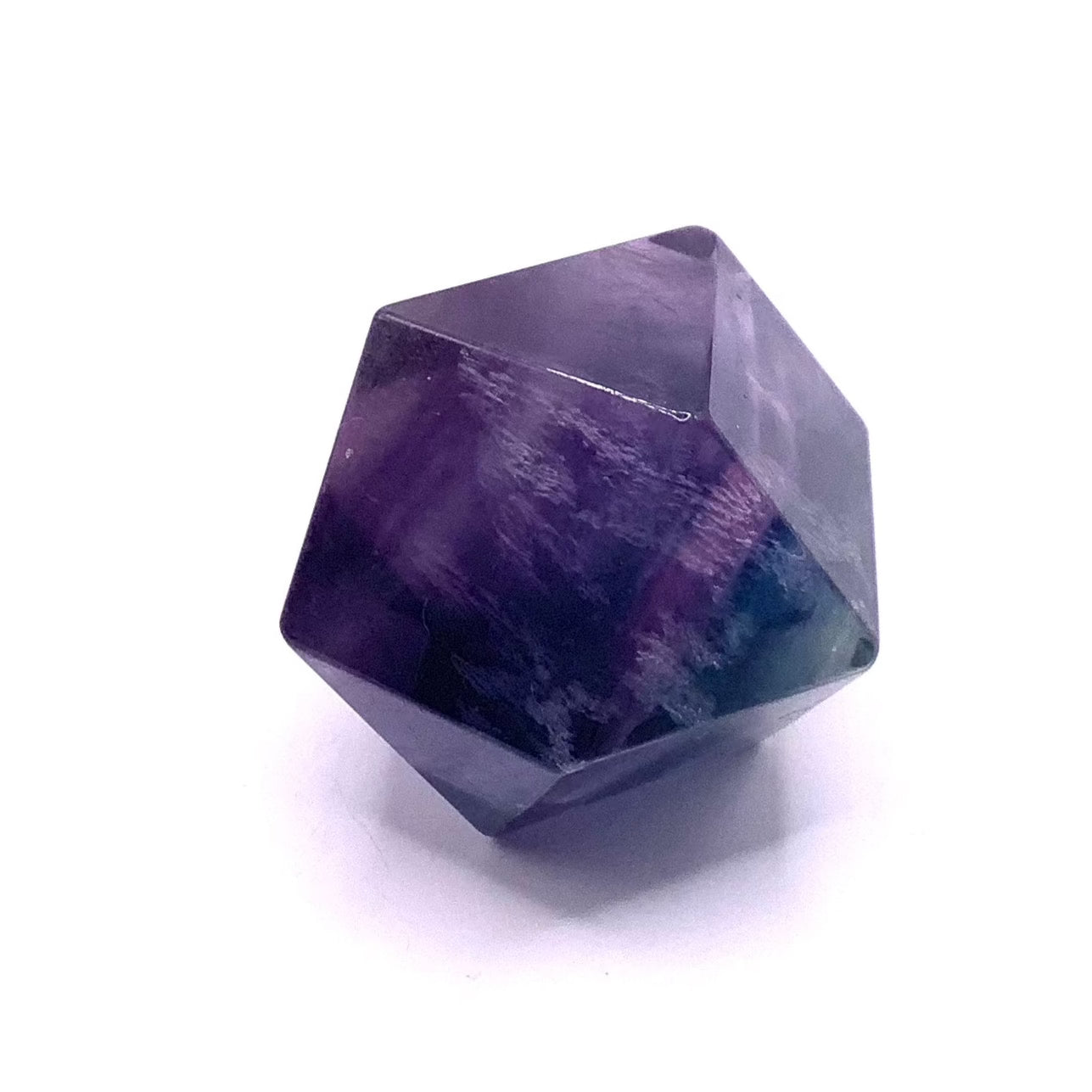 Rainbow Fluorite Dodecahedron