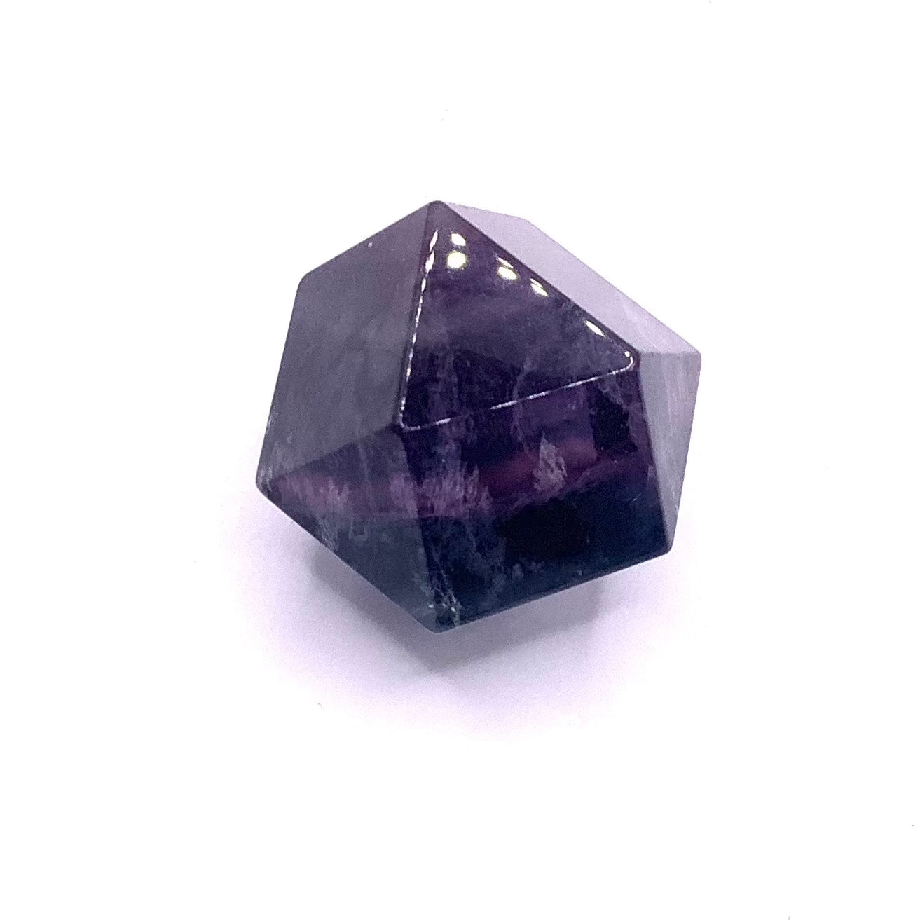 Rainbow Fluorite Dodecahedron