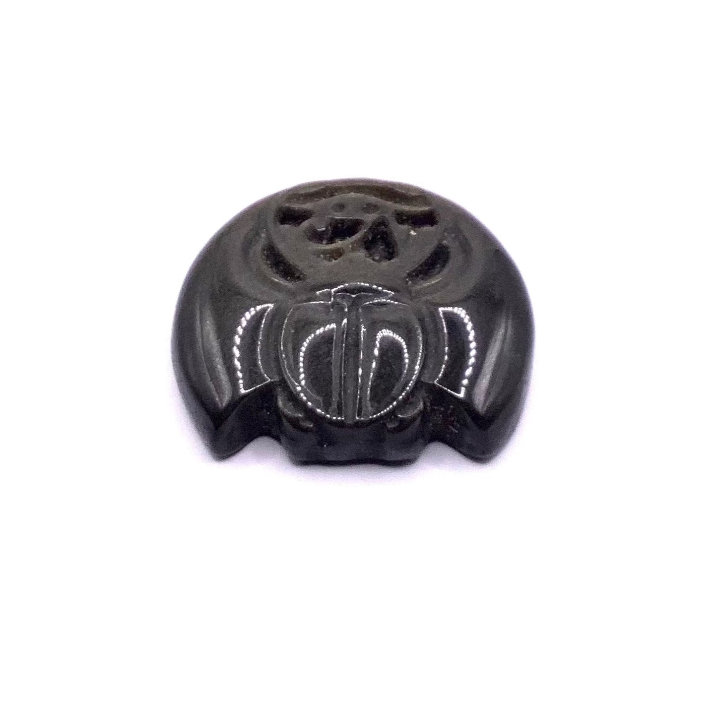 Gold Obsidian Scarab