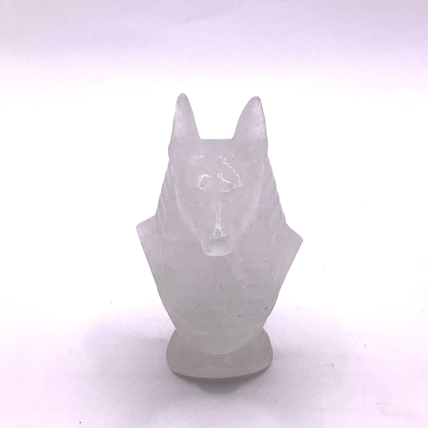 Clear Quartz Anubis
