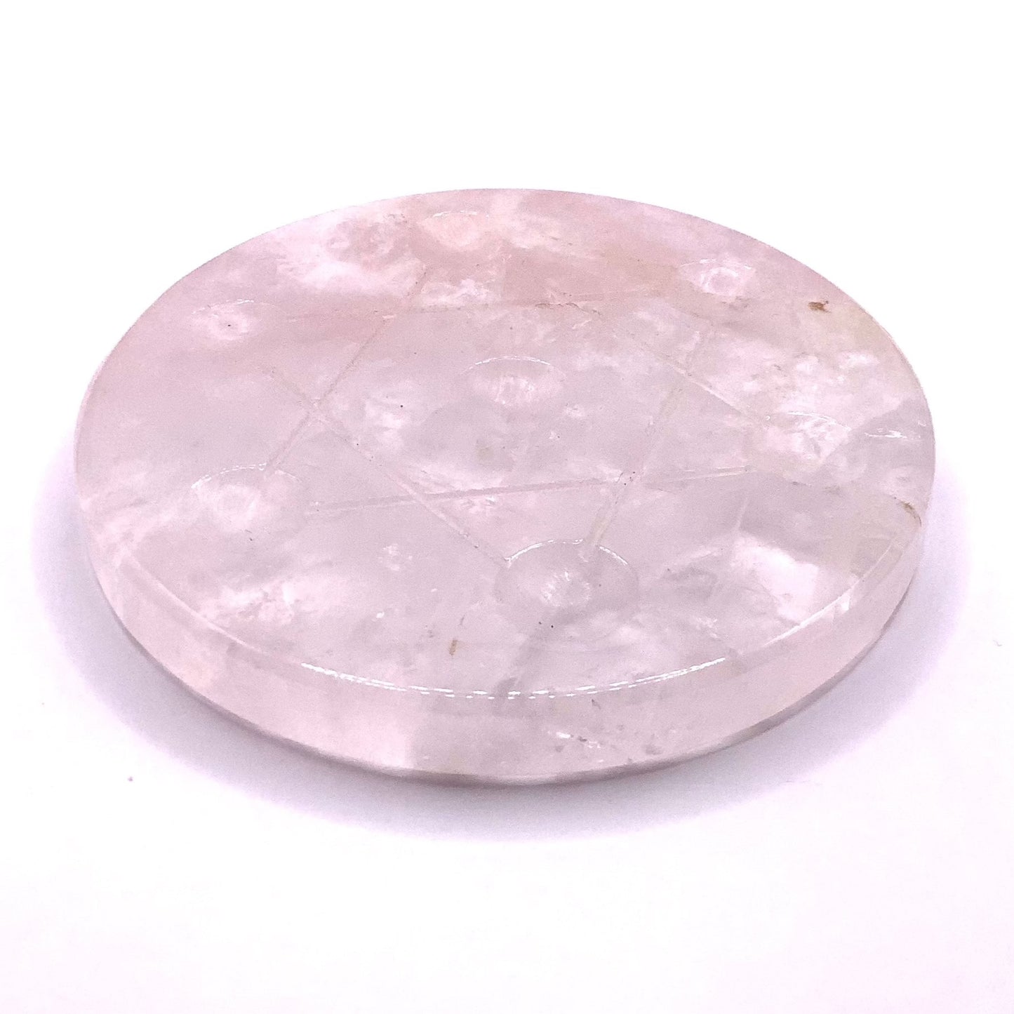 Rose Quartz Grid Plate