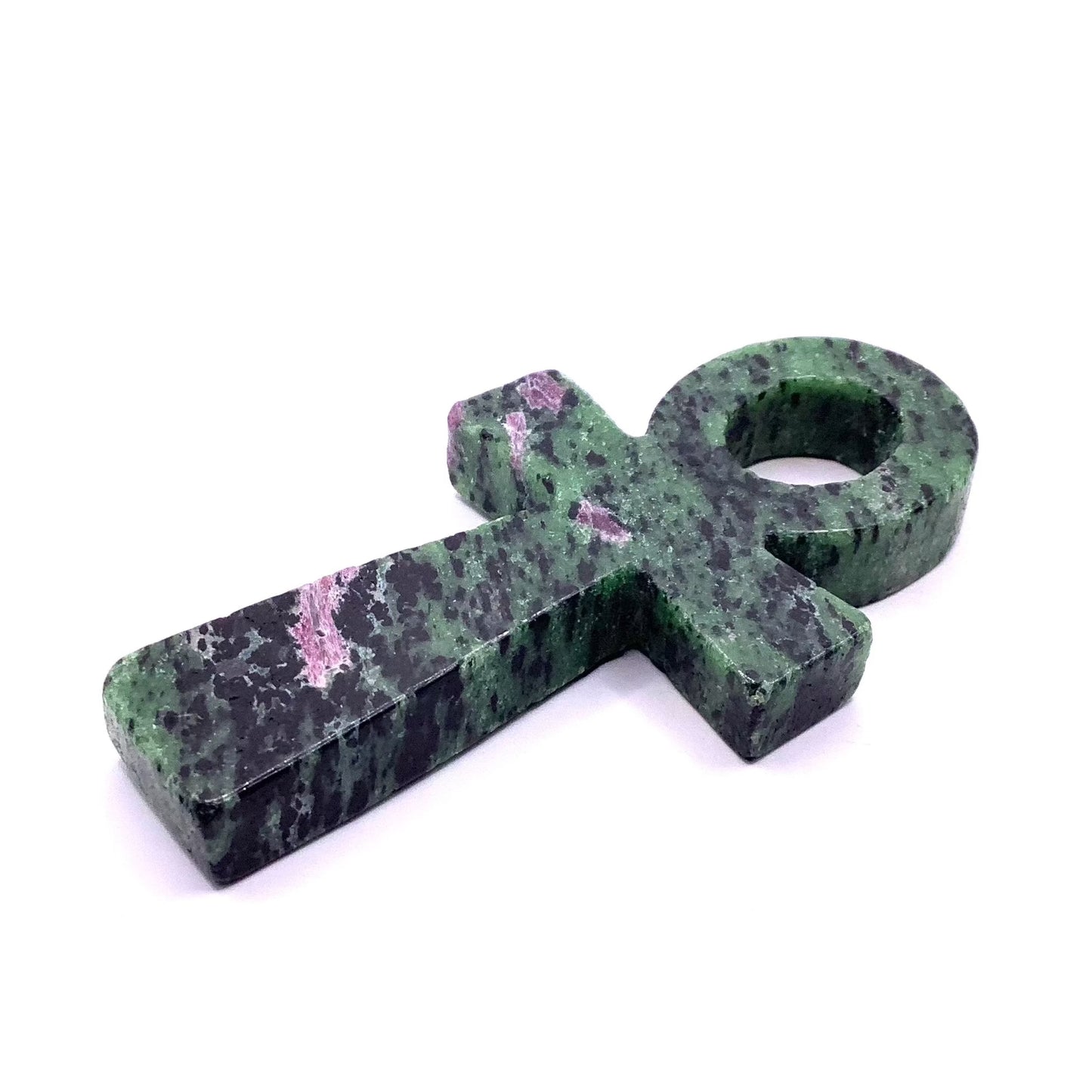 Ruby in Zoisite Ankh