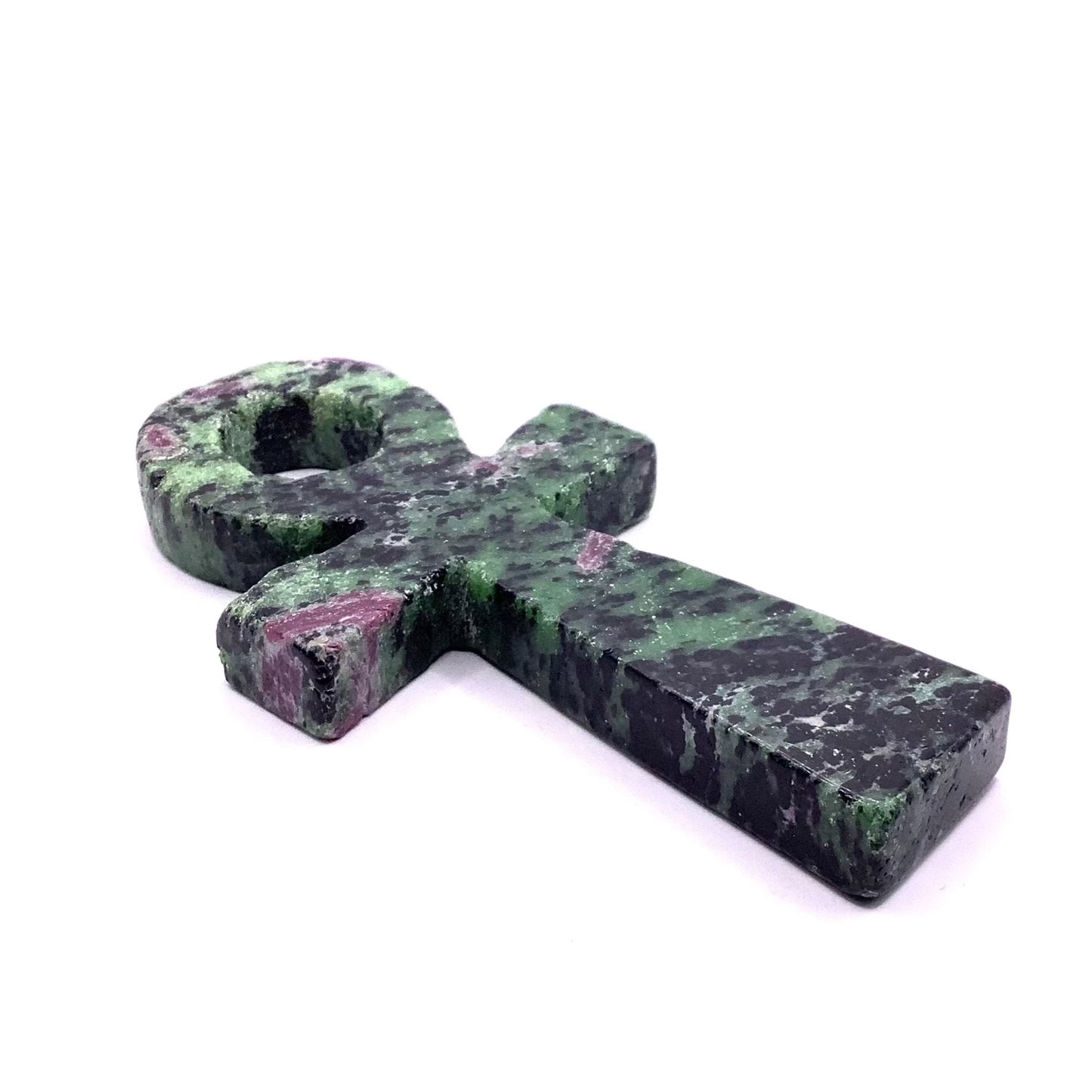 Ruby in Zoisite Ankh