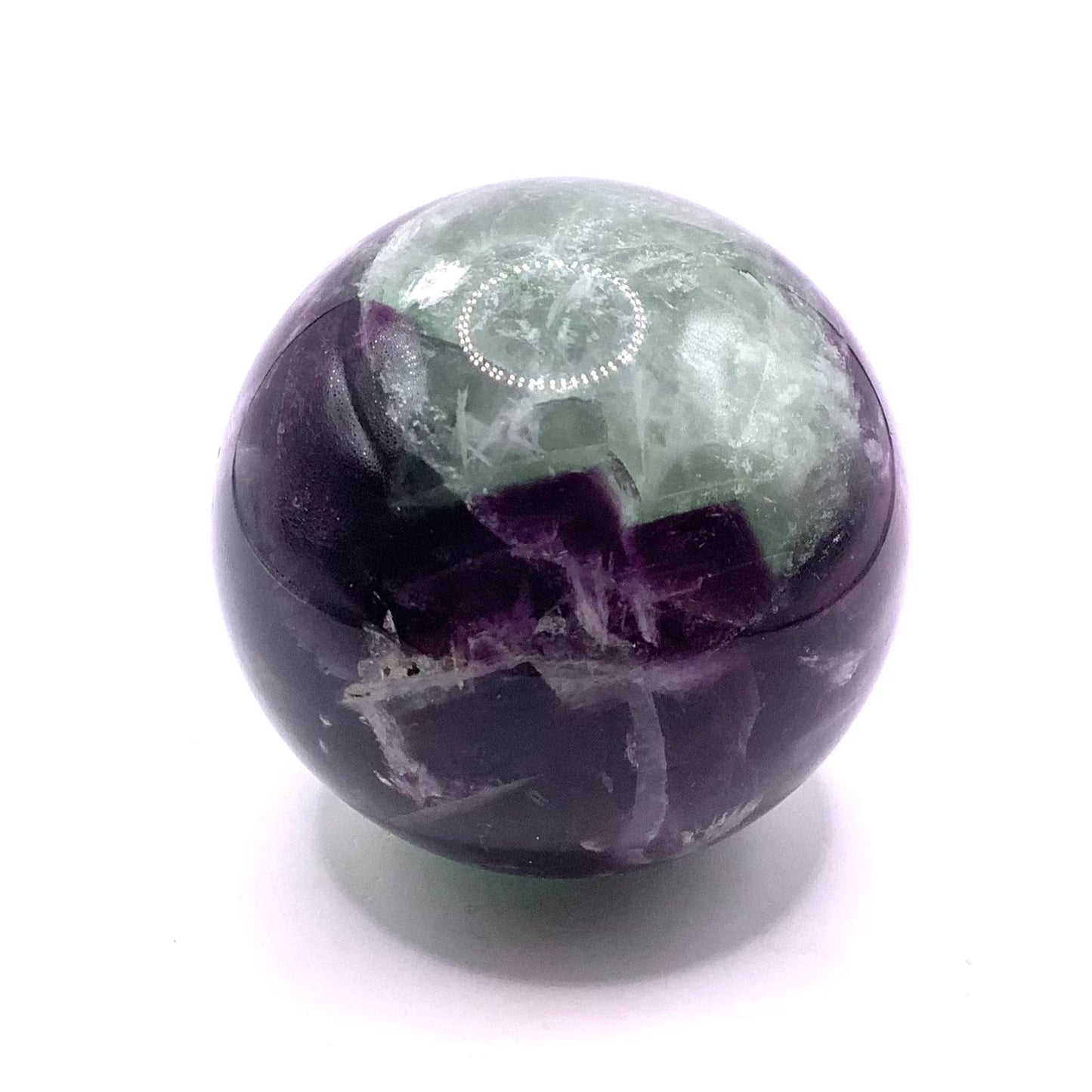 Feather Fluorite Sphere