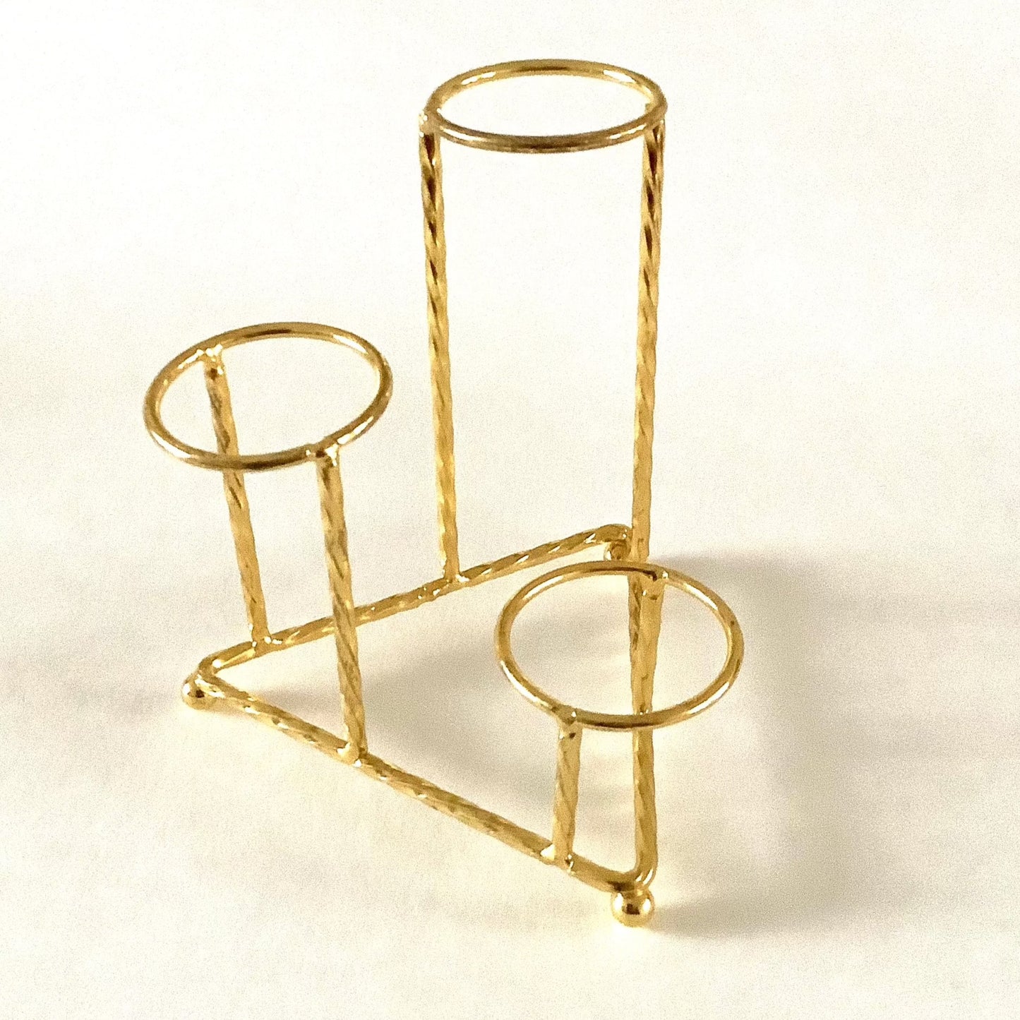 Golden 3 Spheres Stand