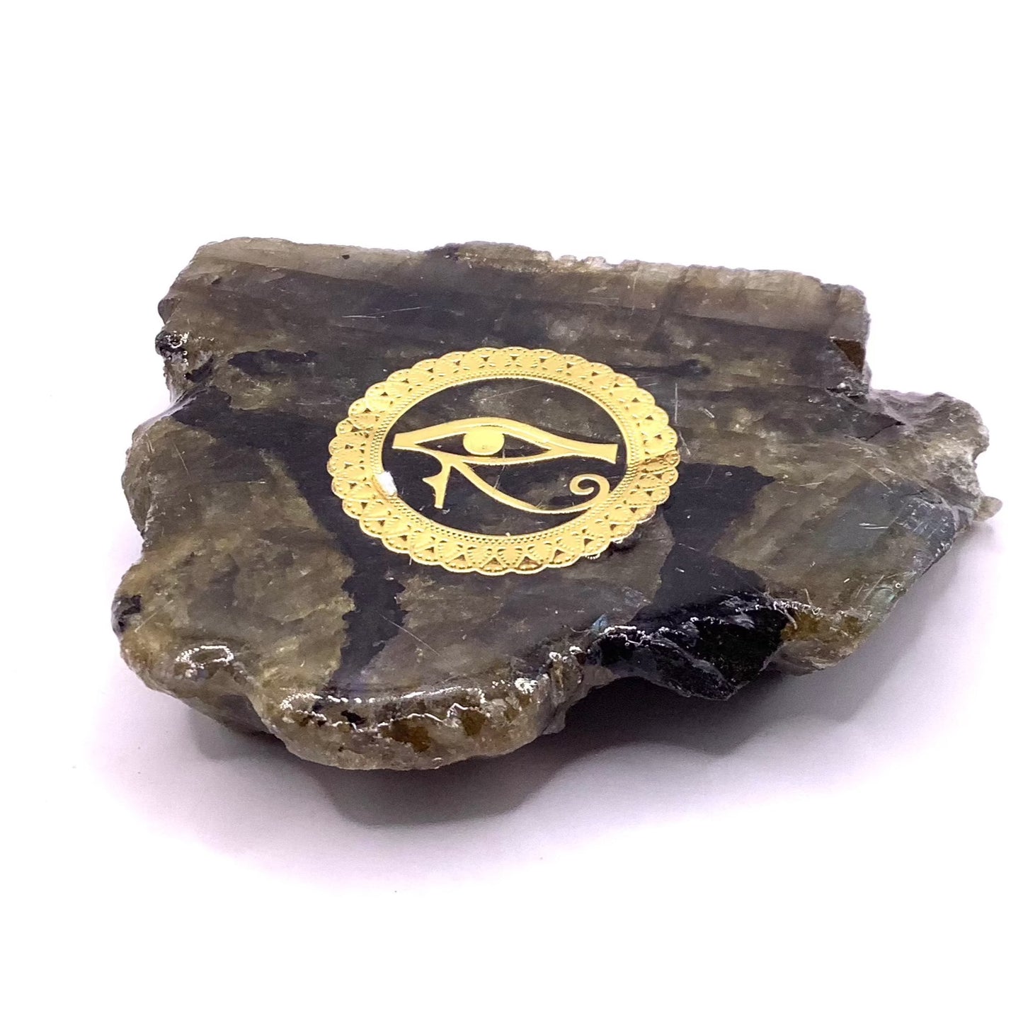 Horus Eye Gold Raw Labradorite