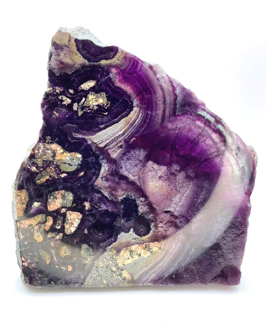 Fluorite Unakite Slab