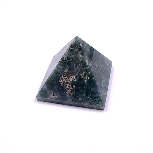 Moss Agate Pyramid