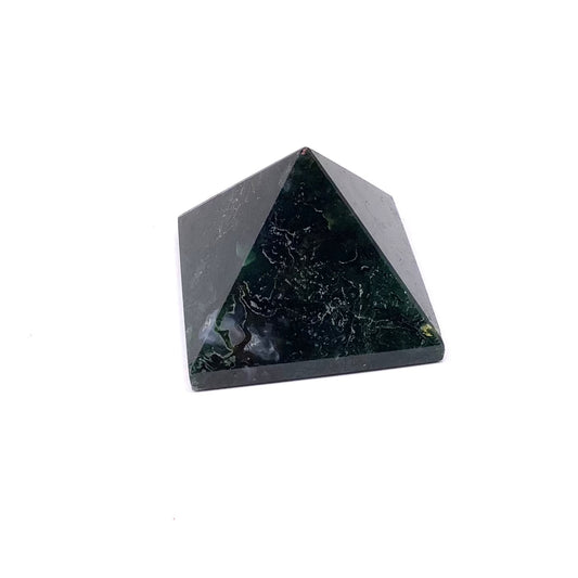 Moss Agate Pyramid