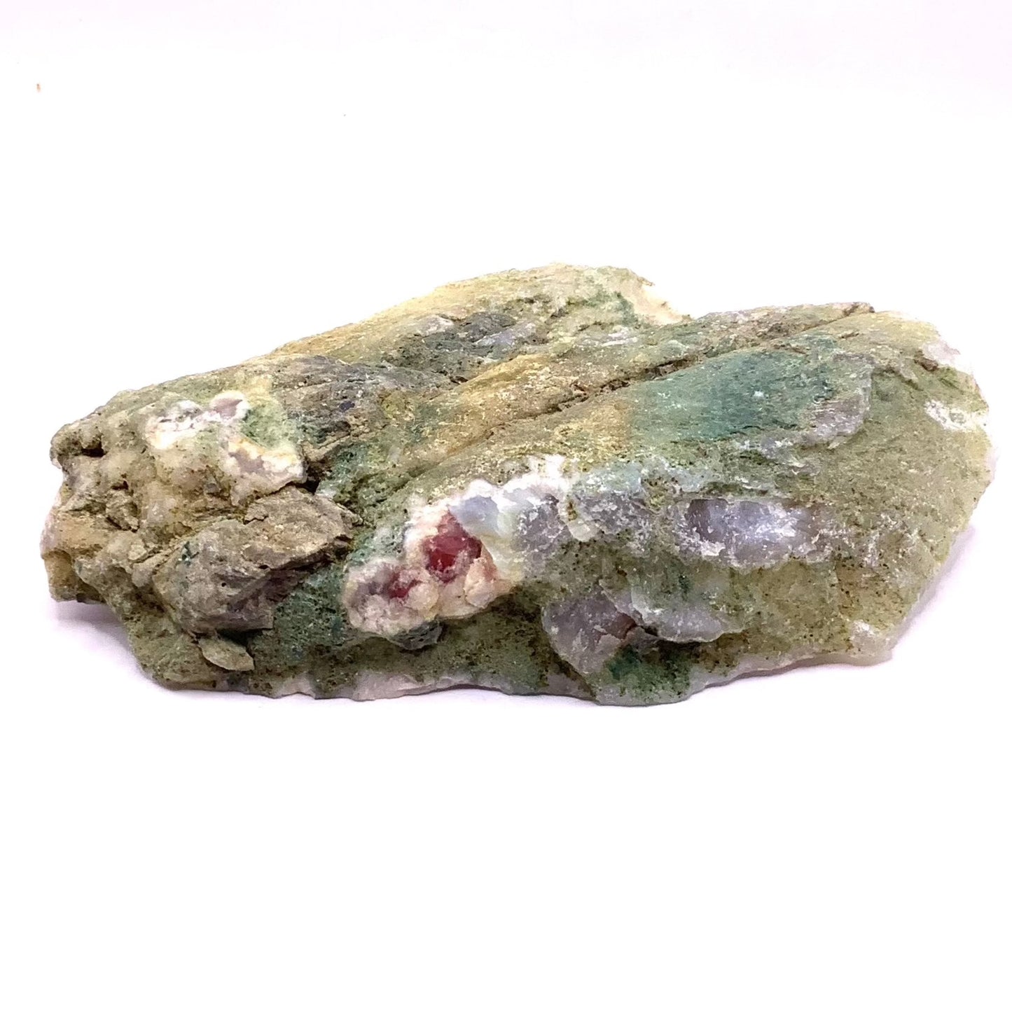 Green Flower Agate Slab