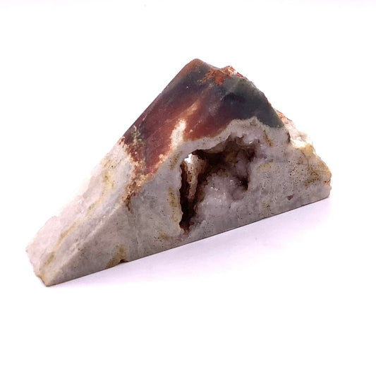 Flower Agate Slab Triangle