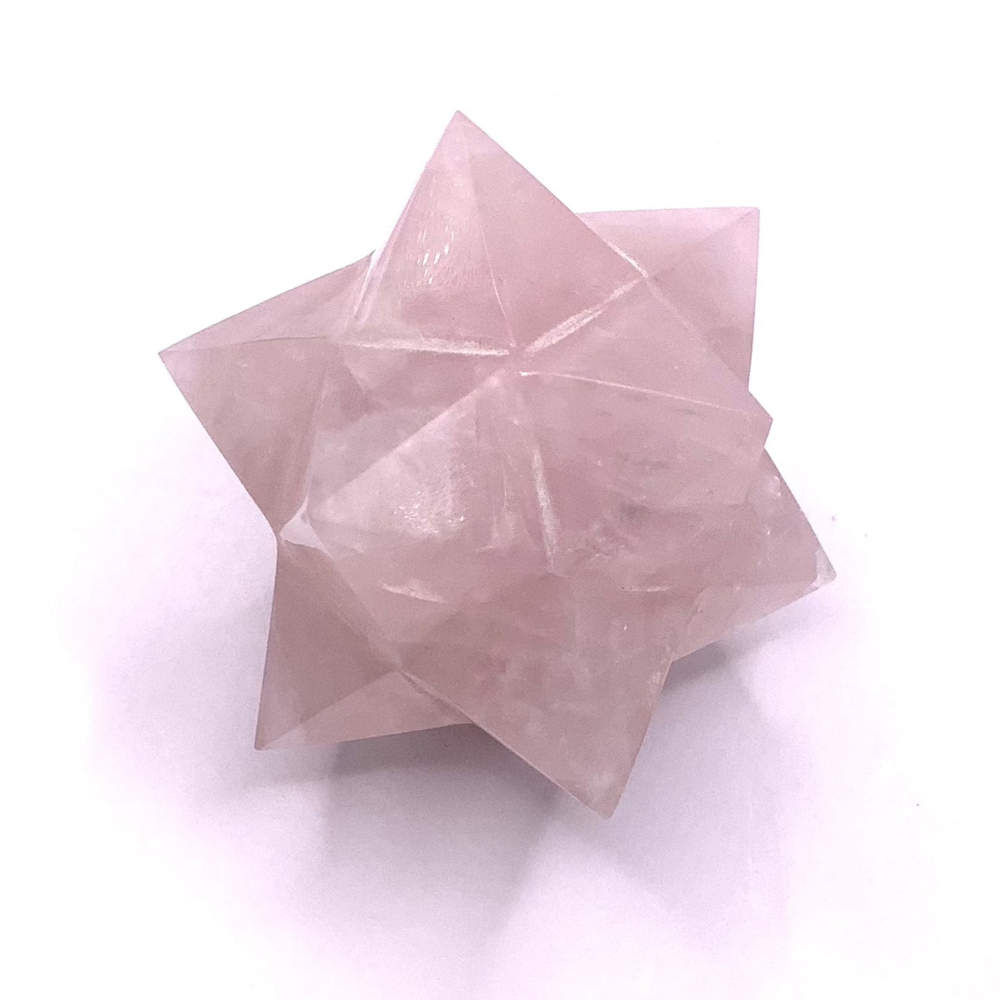 Big Rose Quartz Merkaba