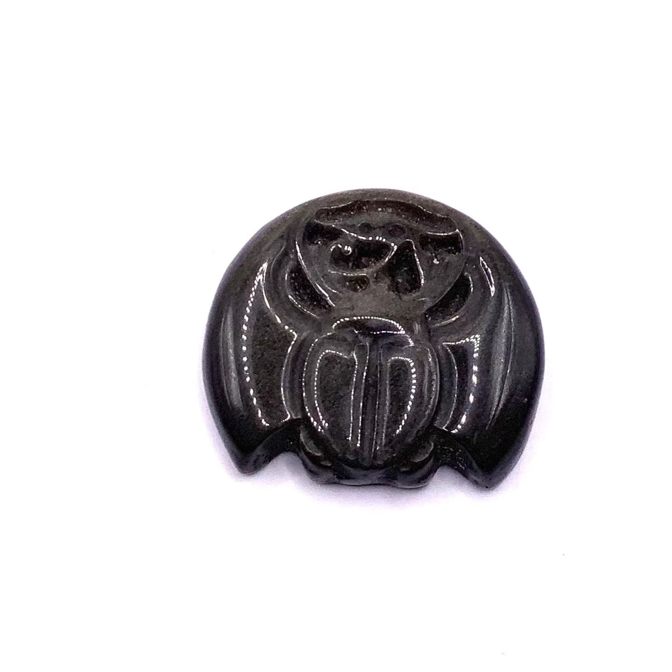 Gold Obsidian Scarab