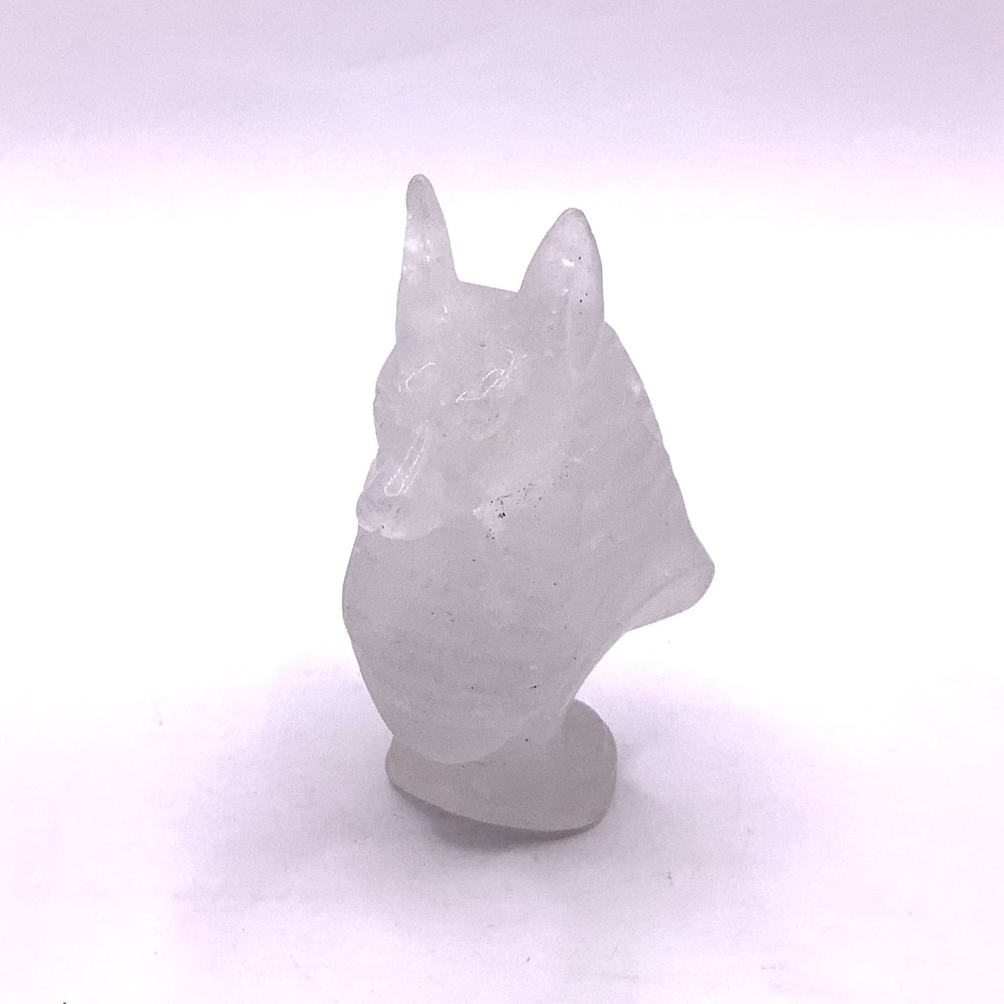 Clear Quartz Anubis