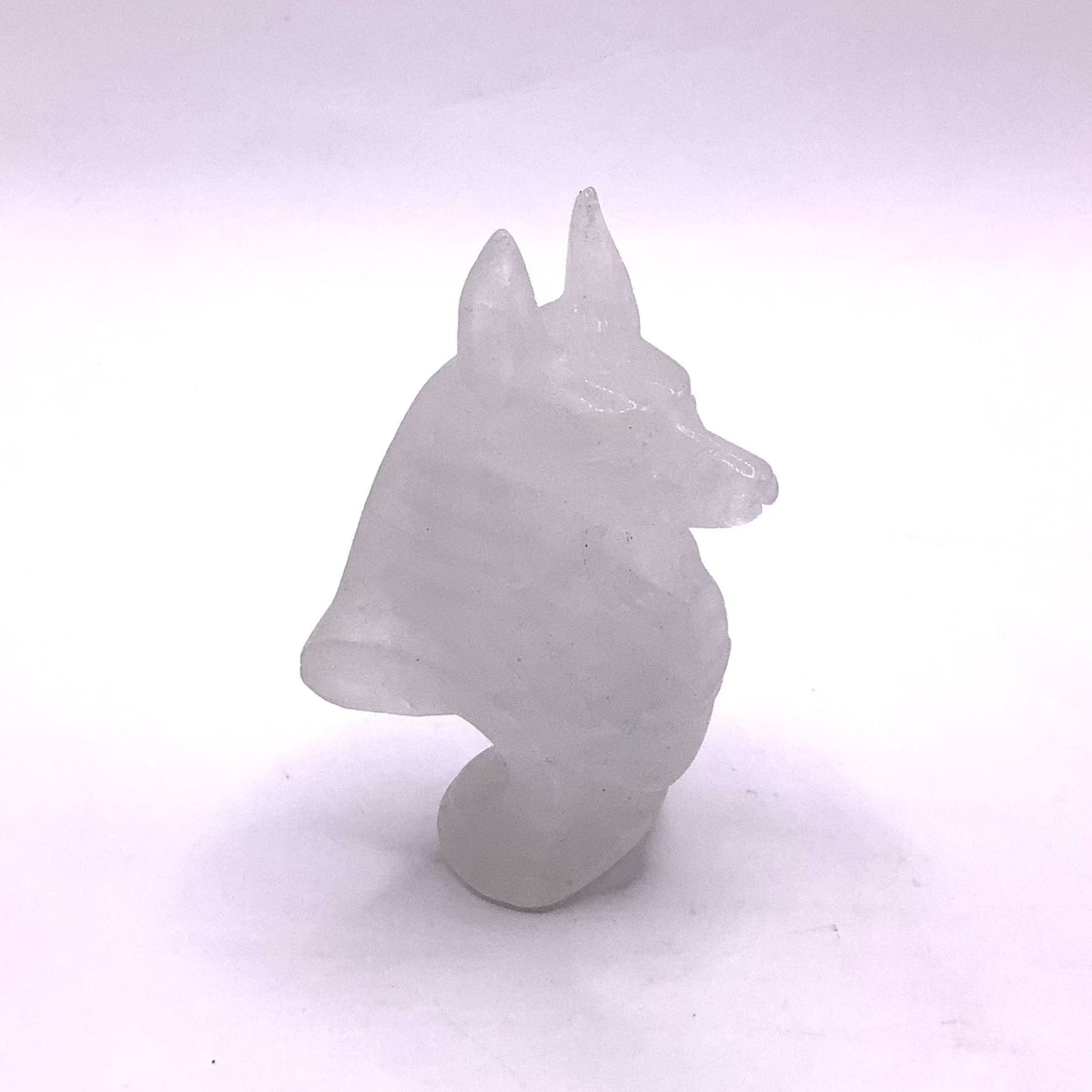 Clear Quartz Anubis