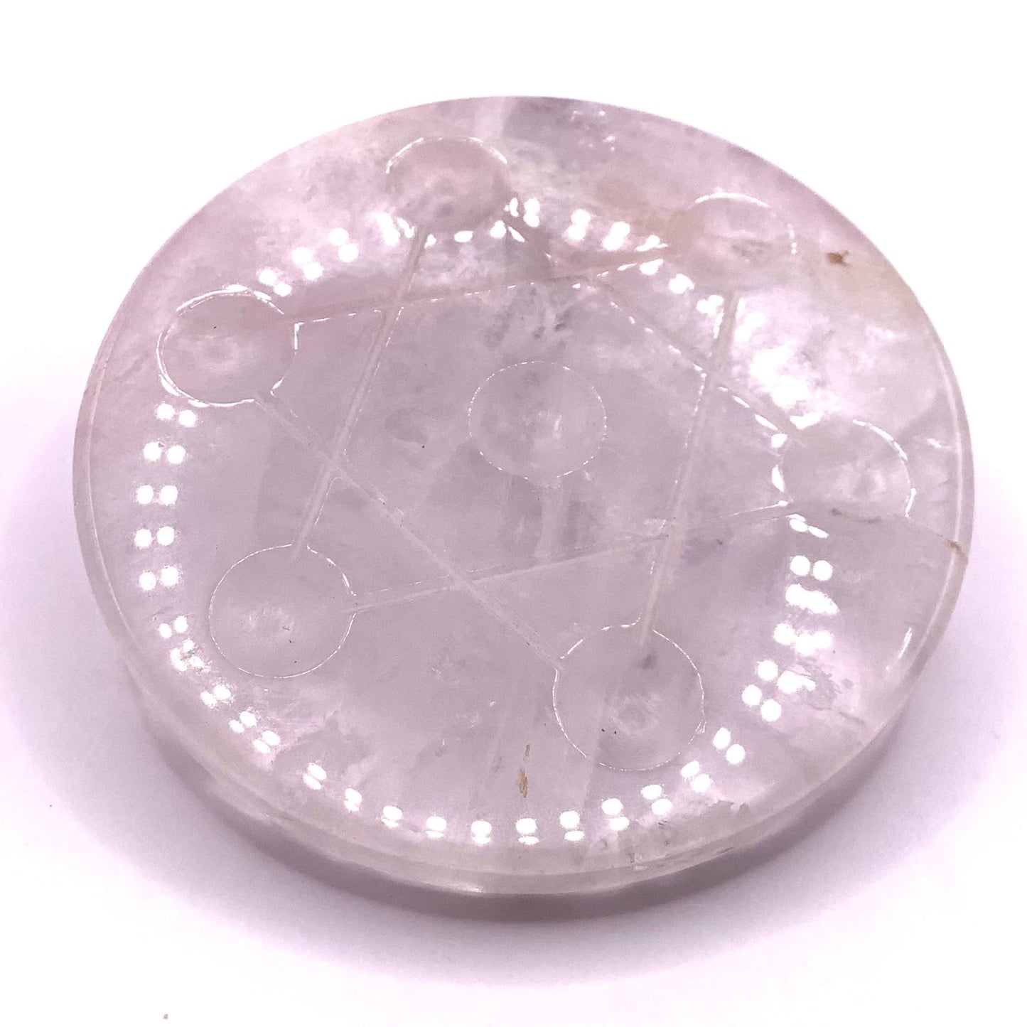 Rose Quartz Grid Plate