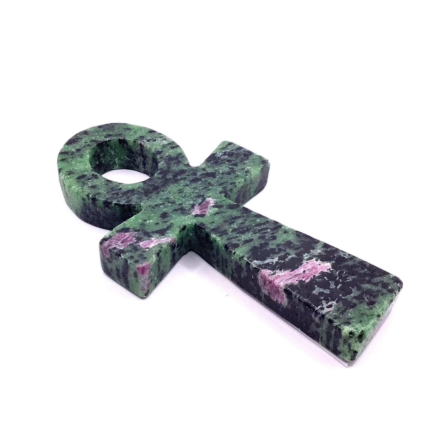Ruby in Zoisite Ankh