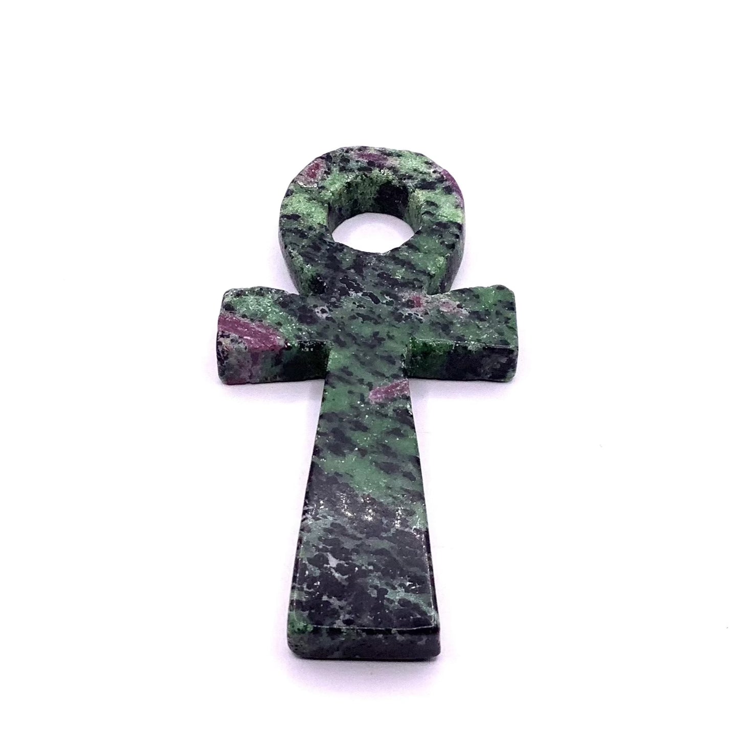Ruby in Zoisite Ankh