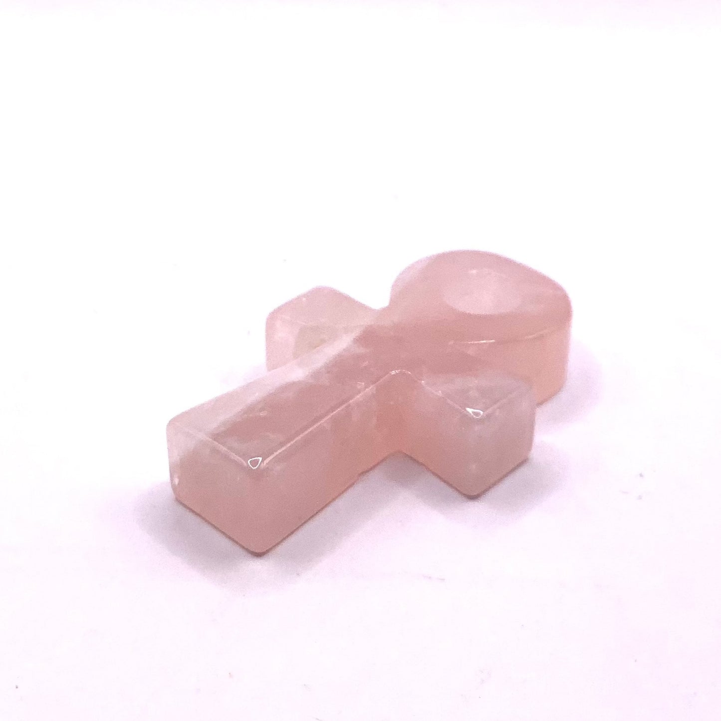 Rose Quartz Ankh