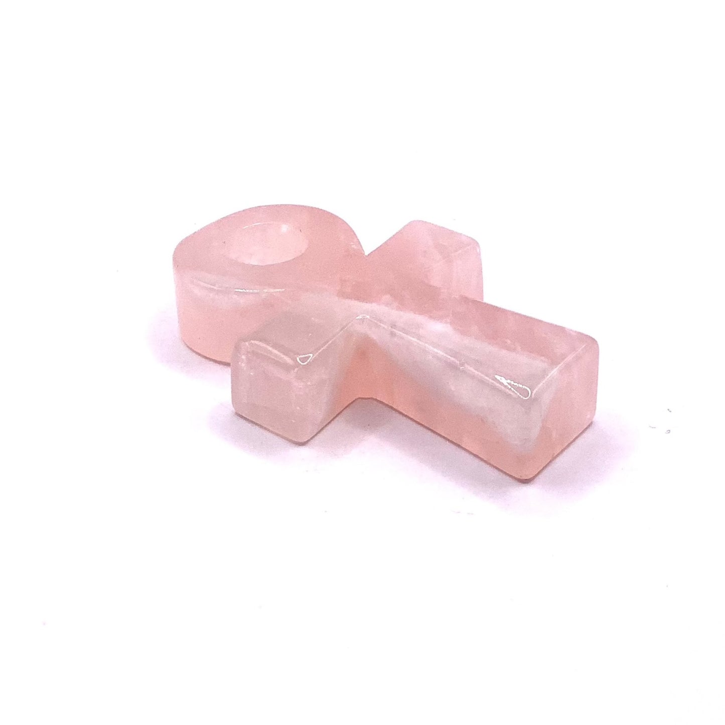 Rose Quartz Ankh