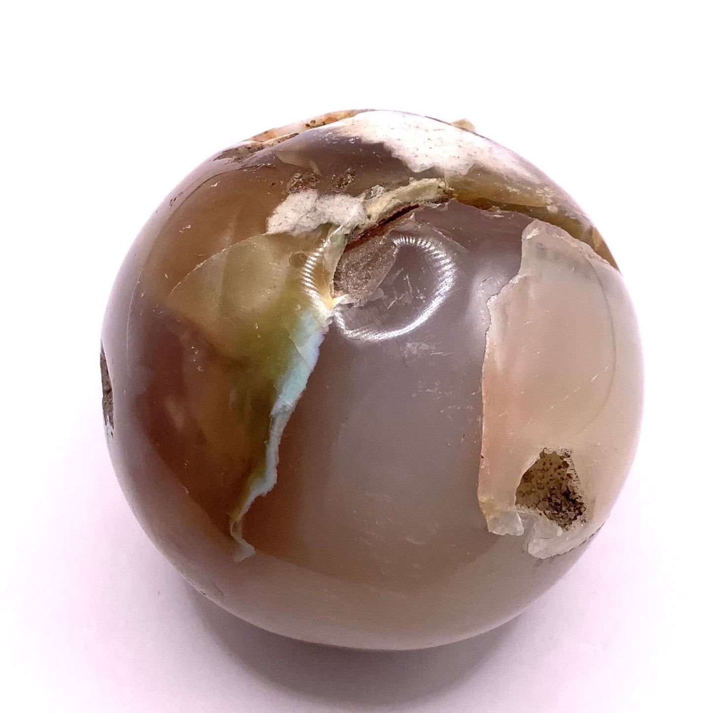 Flower Agate Sphere Medium