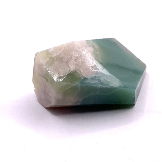 Green Flower Agate Freeform