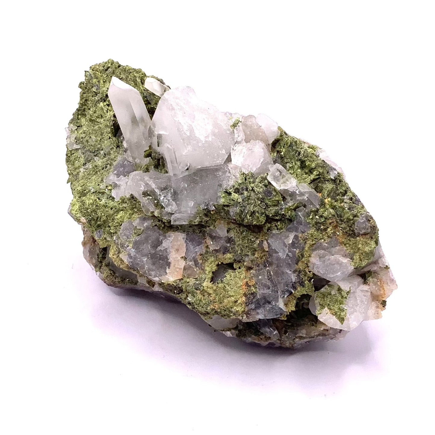 Epidote Quartz Specimen