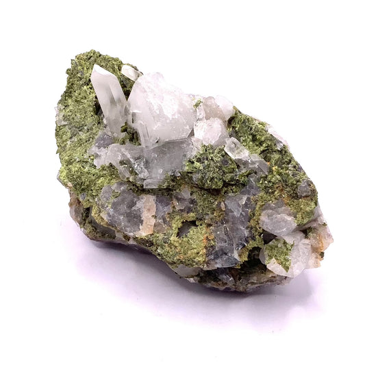 Epidote Quartz Specimen